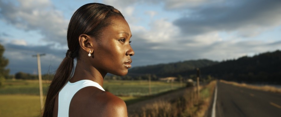 Woman by the Road