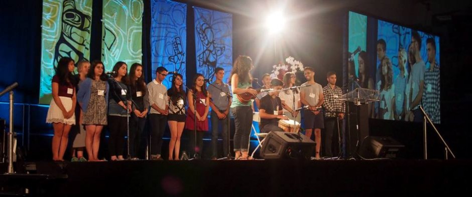 Youth on Stage at the Vancouver Youth Conference