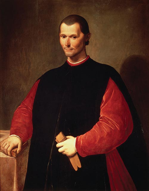 Portrait of Niccolo Machiavelli