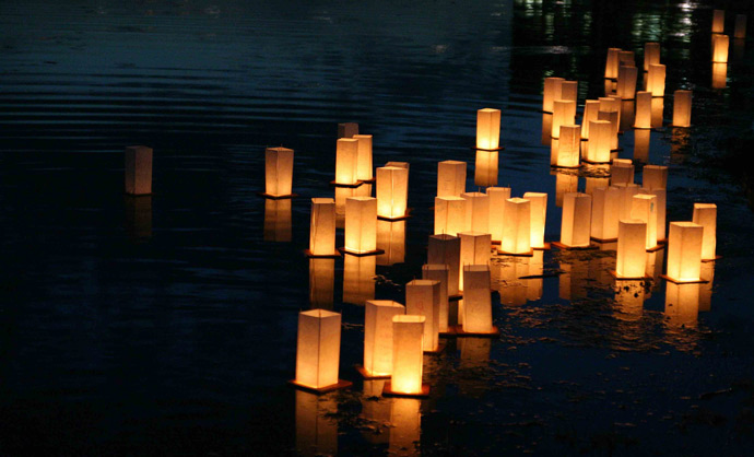 Floating lanterns