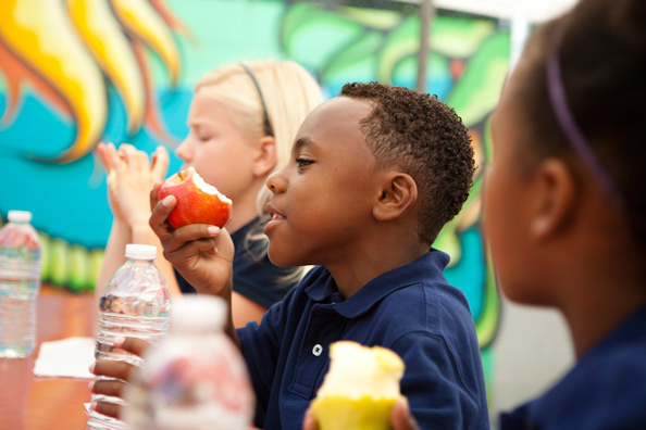 Children eating