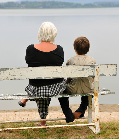 Grandmother-and-grandson