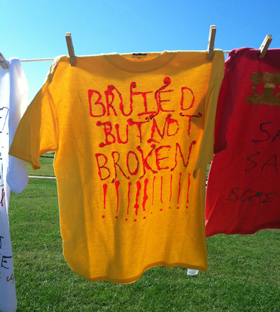 Virginia Wesleyan College Clothesline Project