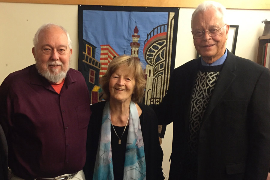 From L-R: John Eilts, Nancy Jordan, Don Streets. Photo credit: Deanne LaRue