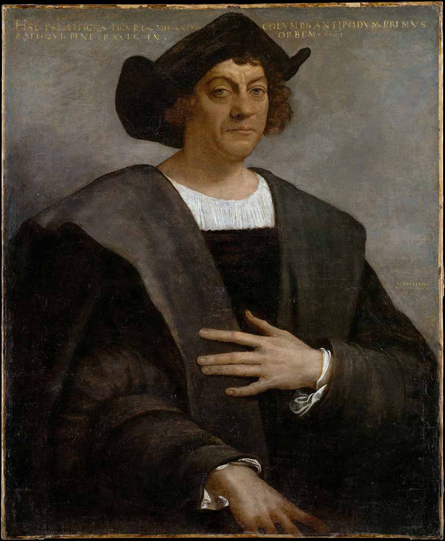 Portrait of Christopher Columbus.