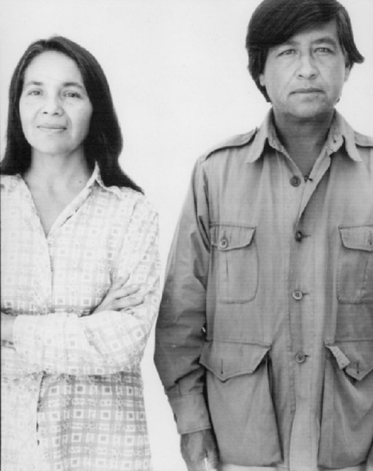 Dolores Huerta and Cesar Chavez