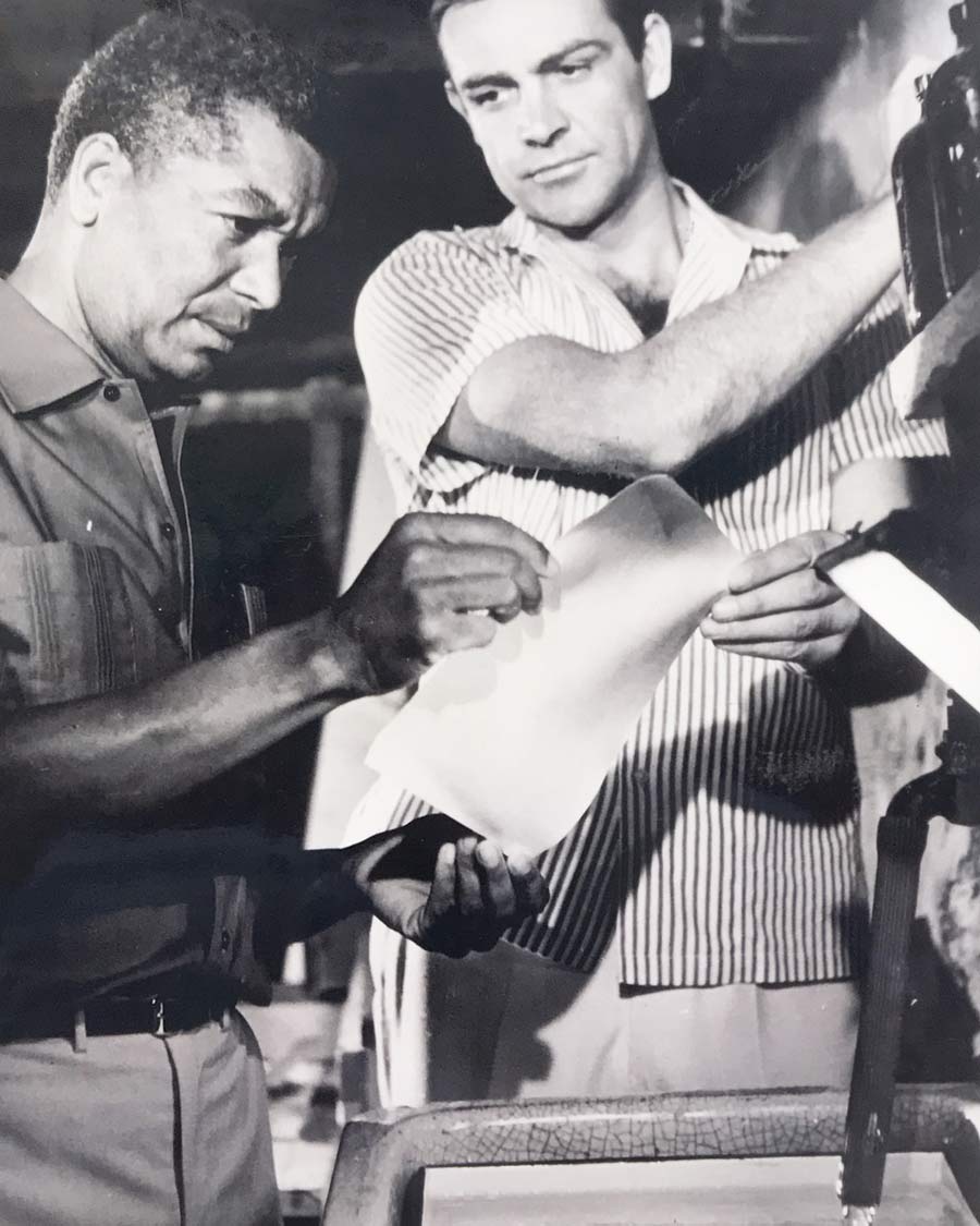 Earl Cameron with Sean Connery in Thunderball (1965)