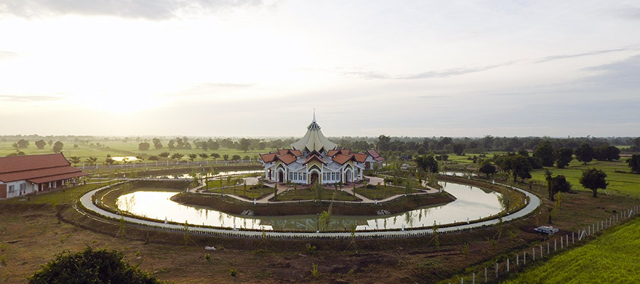 Baha’i House of Worship in Battambang Cambodia.