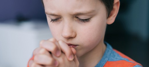 My 3-Year-Old Says His First Prayer