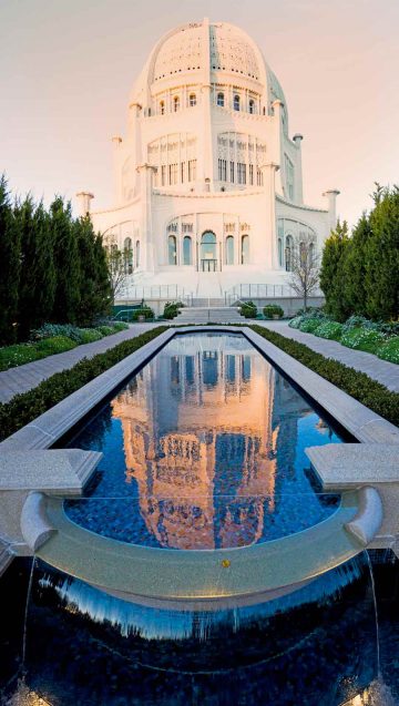 Baha’i House of Worship in Illinois.