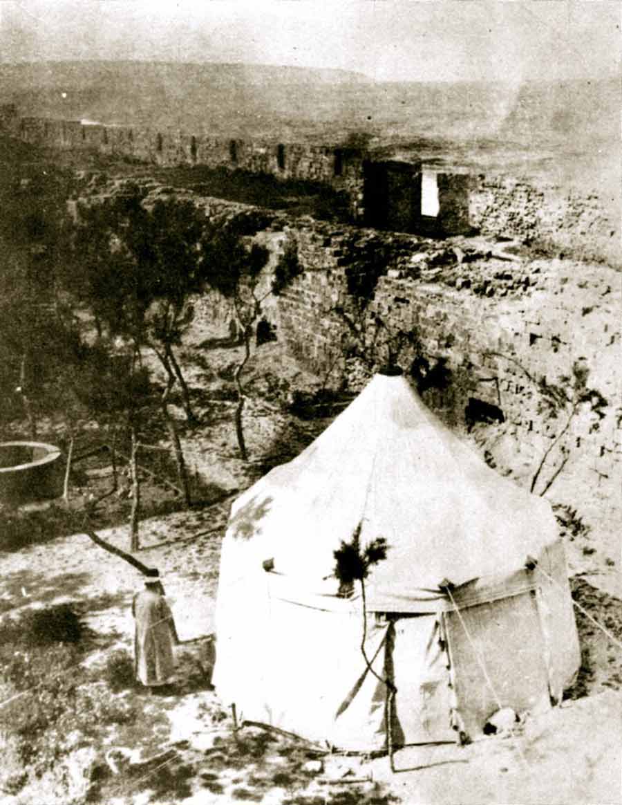 Abdu’l-Baha’s tent in Akka.