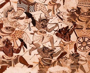 The Graphic Battles in the Holy Books