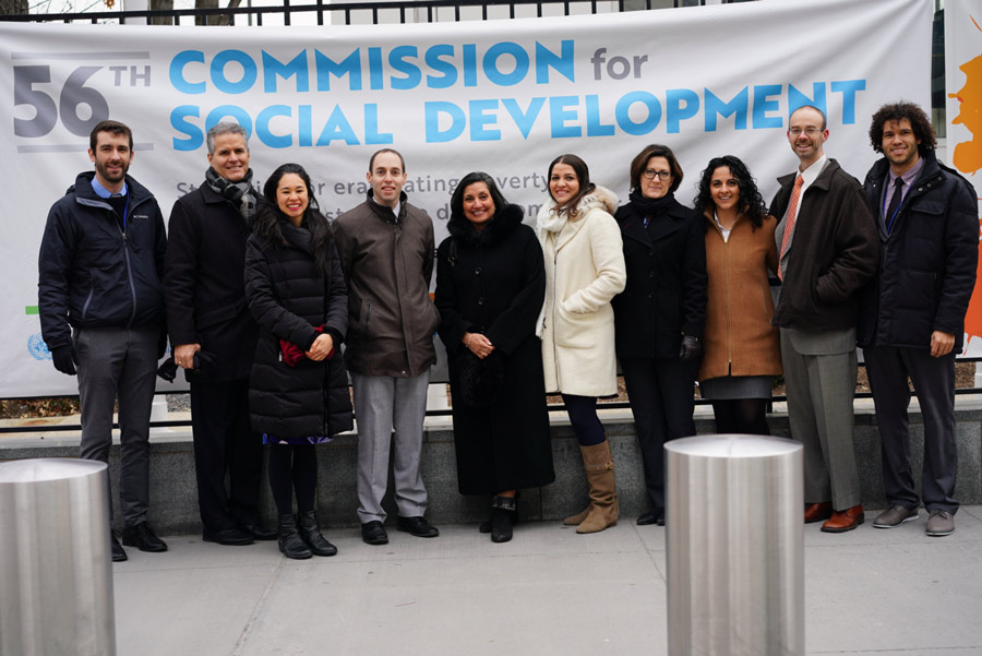 The Baha’i International Community delegation to the 56th Commission for Social Development 