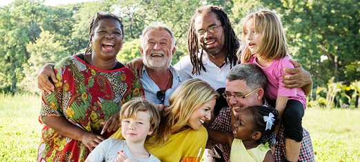A Black Family and a White Family, United