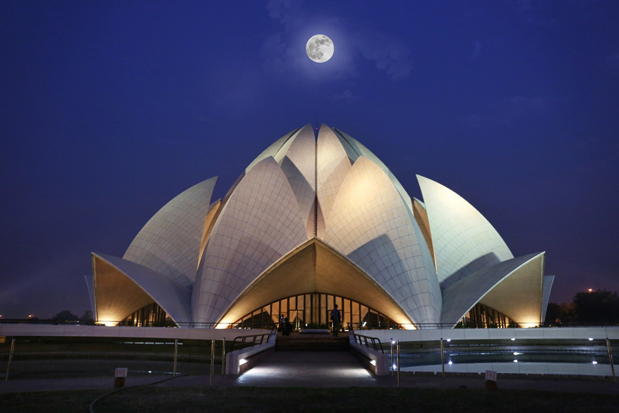 Bahai-Lotus-Temple-Dehli-India