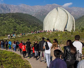 South America Temple Bridges Two Eras