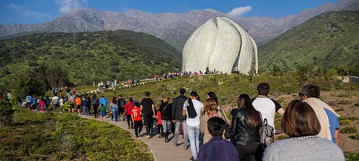 South America Temple Bridges Two Eras