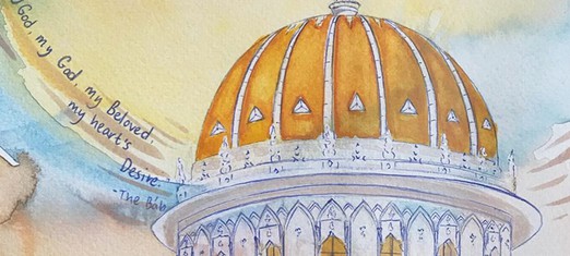 Water and Wildfire: How Two Sisters Paint to the Baha’i Writings