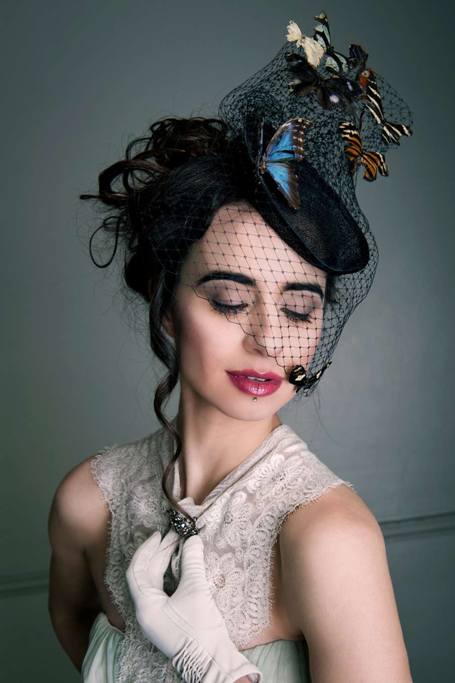 Sahar Freemantle, founder of Sahar Millinery.