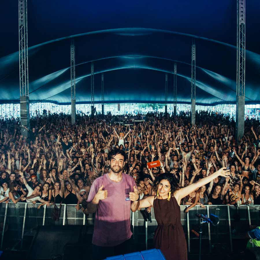 Vallis Alps at Falls Festival in Australia.