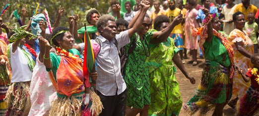 Milestone for Vanuatu Temple Uplifts, Galvanizes Island