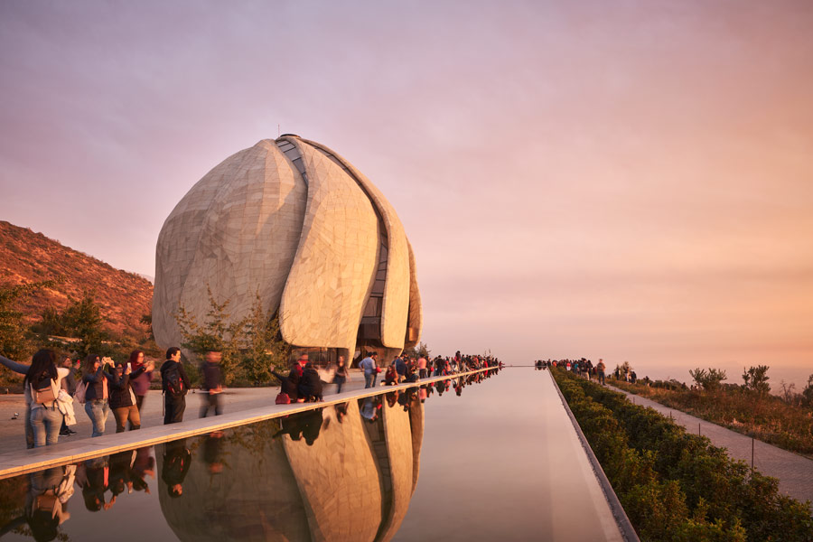 Bahai Temple in Santiago Chile