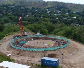 Construction Advances on Historic First National Baha’i House of Worship