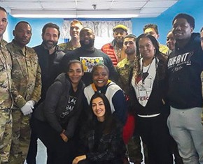 Youth Group Distributes Food, Gains City and National Guard Support