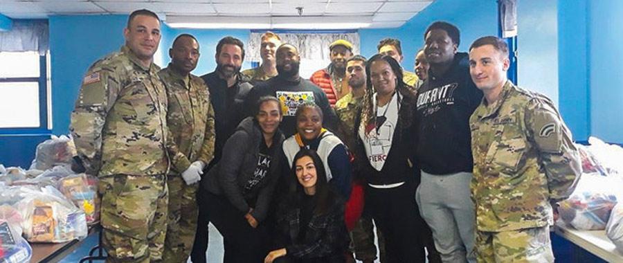 Youth Group Distributes Food, Gains City and National Guard Support