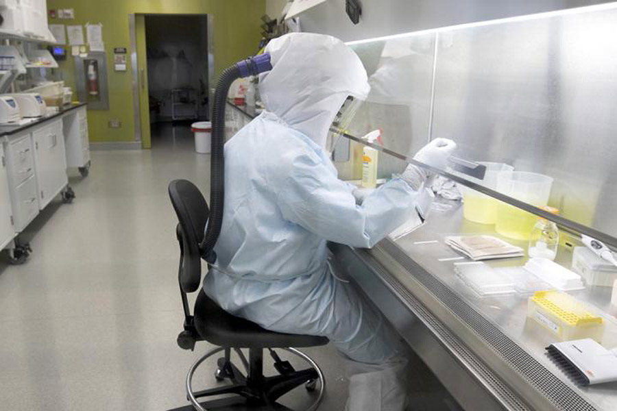 The level 3 containment facility at USask’s VIDO-InterVac. (Credit University of Saskatchewan)