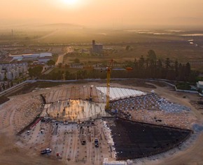 The Shrine of Abdu’l-Baha: Foundations Completed