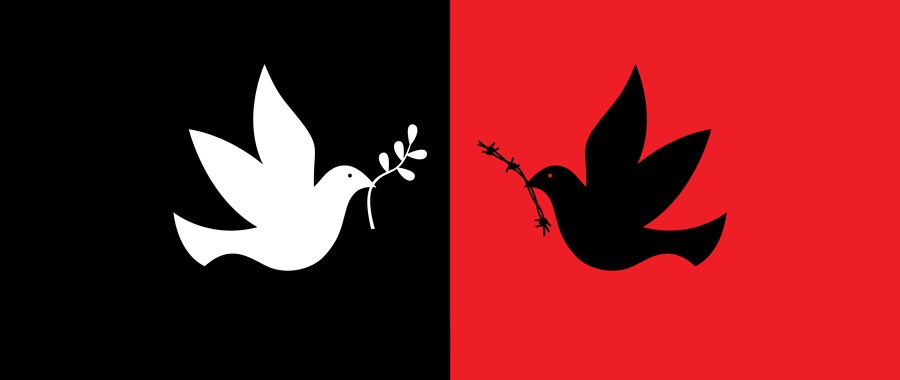 Viendo la paz en la guerra