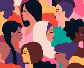 Mujeres luchando por la paz