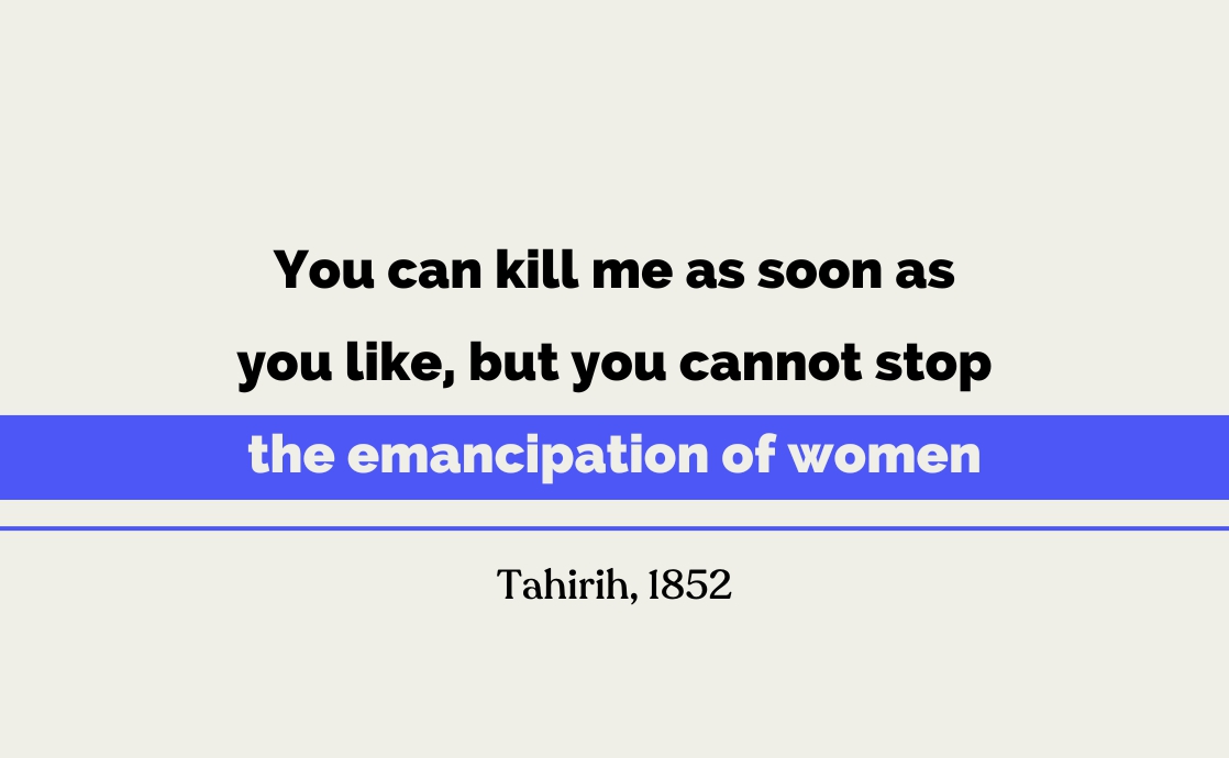 The Emancipation of Women