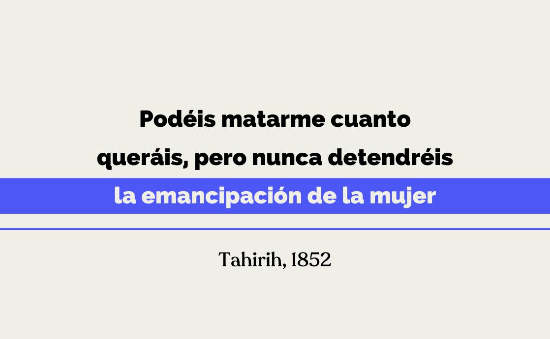La emancipación de la mujer