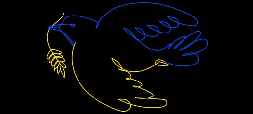 Huyendo de la guerra, literalmente