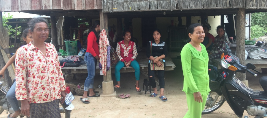 A photo of a village in Cambodia. Courtesy of Laina Raveendran Greene.