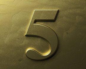 El significado espiritual y el simbolismo del número 5