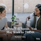 The acronym THINK invites us to ask the following five questions before we speak.  Read the full article -- link in bio🔗  #Bahai #Spirituality #BeforeYouSpeakThink #ThinkBeforeYouSpeak #ThinkAcronym
