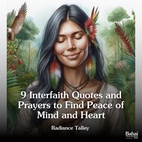 Discover powerful quotes and prayers from world religions and spiritual traditions that offer guidance for finding peace of mind and heart.  Read the full article -- link in bio🔗  #Bahai #Spirituality #PeaceofMindandHeart #PeacefulPrayers #PeaceQuotes