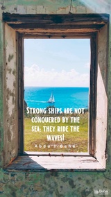 You must be patient and accept the Will of God, then things will change for you... Trust in God and love His Will. Strong ships are not conquered by the sea; they ride the waves! Now be a strong ship, not a battered one. - #Abdu’l-Baha  #Bahai #Spirituality #Trust #Hope #TrustGod
(Gloria Faizi, Stories About ‘Abdu’l-Baha)