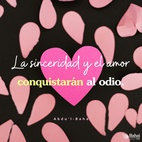 No desesperéis! Trabajad con tesón. La sinceridad y el amor conquistarán al odio. ¡Cuántos hechos aparentemente imposibles llegarán a suceder en estos días! ... Haced que vuestros corazones se llenen con el intenso anhelo de que la tranquilidad y la armonía envuelvan a este mundo en guerra. - Abdu'l-Bahá  #bahai #amor #espiritualidad