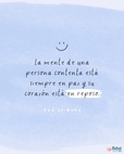 La mente de una persona contenta está siempre en paz y su corazón está en reposo. - #AbdulBaha

#Bahai #Espiritualidad #Contento #Paz
(Star of the West) 

Traducción Provisional.