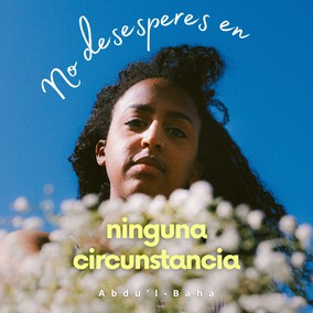 Nunca pierdas la confianza en Dios. Ten siempre esperanza, pues las dádivas de Dios nunca cesan de descender sobre el hombre. Si se observa desde cierta perspectiva, parecen decrecer, mas, vistas desde otro ángulo, son plenas y completas. El hombre, en todas las condiciones, está inmerso en un mar de bendiciones de Dios. Por tanto, no desesperes en ninguna circunstancia, sino más bien permanece firme en tu esperanza. - #AbdulBaha⠀
⠀
#bahai #espiritualidad #confianzaendios #confianza #esperanza