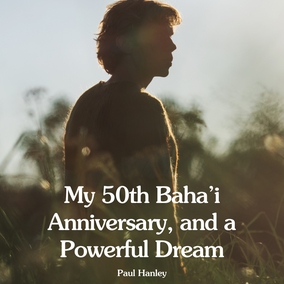 At 22, Paul Hanley embraced the Baha'i Faith—a decision sparked by spiritual searching and confirmed by a powerful dream. Discover his moving journey from curiosity to conviction, 50 years later.  Read the full article – link in bio 🔗  #BecomingaBahai #Spirituality #SpiritualJourney #Bahai