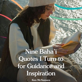 Delve into these nine pearls of wisdom that give my life direction and purpose.  Read the full article – link in bio 🔗  #Spirituality #BahaiQuotes #Inspiration #Bahai