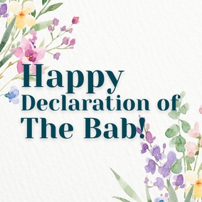 H A P P Y  D E C L A R A T I O N  O F  T H E  B A B ✨  Today, millions around the world remember this moment as the start of a story of faith, unity, and spiritual renewal. ✨  The Declaration of the Báb marks the beginning of a new spiritual era. On the night of May 23, 1844, the Báb announced His mission: to prepare humanity for a new Messenger of God who would bring teachings capable of uniting the world. His message inspired hope, transformation, and a call to build a more just and united humanity.  If you’d like to learn more about who the Bab was and what the Bahá’í Faith teaches, visit BahaiTeachings.org 🔗  #Bahai #Spirituality #DeclarationoftheBab #TheBab