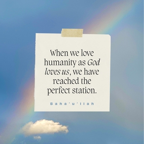 As the soul grows, its capacity increases. Capacity is the measure of development. Love is the evidence of capacity. When we love humanity as God loves us, we have reached the perfect station. Eternal Life is then ours, and this mortal world can give us nothing more. Do good each day, if only by speaking a kind word. - #AbdulBaha  #Bahai #Spirituality #Love #Kindness 
(Ten Days in the Light of Akka, p. 42)