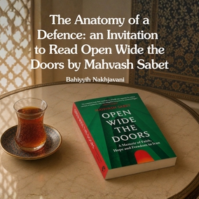 They kept her cell never fully dark and never light enough to read. For years. And yet Mahvash Sabet wrote one of the most luminous memoirs to emerge from the prisons of Iran. Open Wide the Doors is out now. Order your copy on Amazon — link in bio. 🔗 #Bahai #OpenWidetheDoors #MahvashSabet