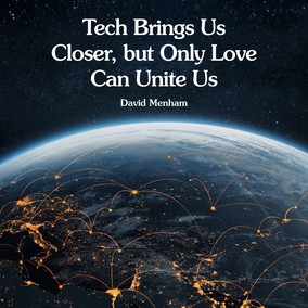 Technology connects billions of people, but connection alone doesn't create unity. Explore the Baha'i view that only love — not networks — can truly unite humanity.  Read the full article – link in bio 🔗  #Bahai #Spirituality #Love #Technology